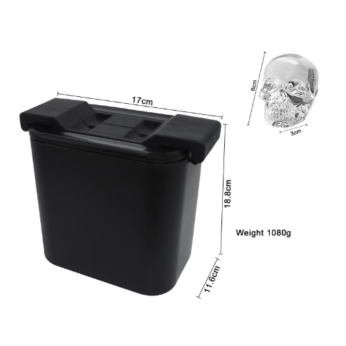 Mucegai transparent mare de hochei pe gheață din silicon pentru gheață, cutie de cuburi de gheață congelate pentru whisky, aparat de gheață cu craniu, formă rotundă de cristal cu diamant