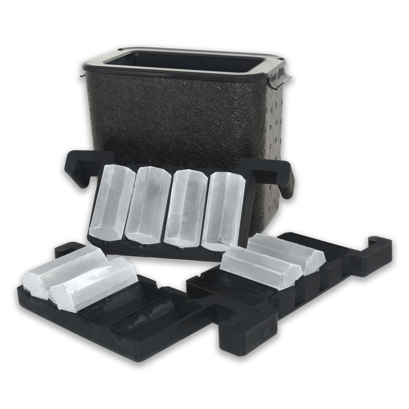 Mucegai transparent mare de hochei pe gheață din silicon pentru gheață, cutie de cuburi de gheață congelate pentru whisky, aparat de gheață cu craniu, formă rotundă de cristal cu diamant