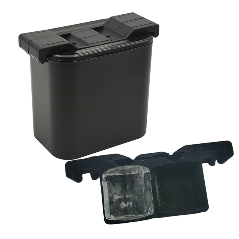 Mucegai transparent mare de hochei pe gheață din silicon pentru gheață, cutie de cuburi de gheață congelate pentru whisky, aparat de gheață cu craniu, formă rotundă de cristal cu diamant