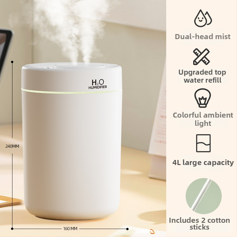 Υγραντήρας σπιτιού, κρεβατοκάμαρα, σίγαση, μεγάλη χωρητικότητα, υγραντήρας ομίχλης για επιφάνεια εργασίας, καθαρισμός αέρα, διαχύτης αρώματος για μητέρα και παιδί, δώρο
