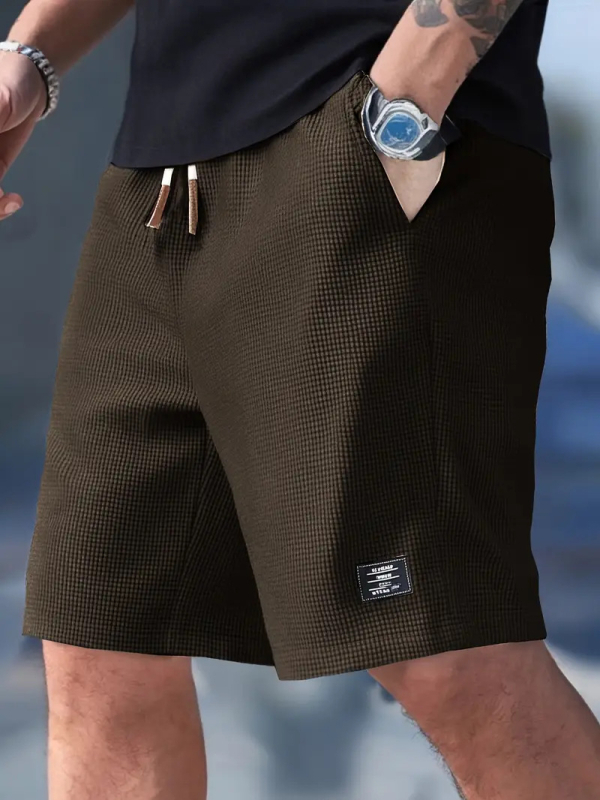 Трансгранични европейски и американски мъжки ежедневни спортни шорти, летни универсални мъжки широки панталони с пет точки, големи размери, ананасови карирани шорти за мъже