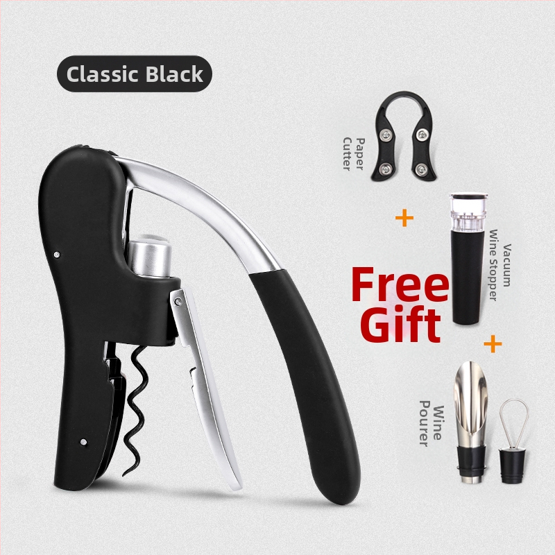 Vörösboros üvegnyitó háztartási vörösboros nyitó bor kreatív multifunkcionális készlet bornyitó üvegprés típus