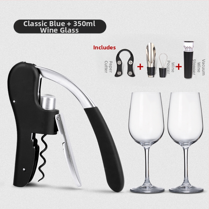 Vörösboros üvegnyitó háztartási vörösboros nyitó bor kreatív multifunkcionális készlet bornyitó üvegprés típus