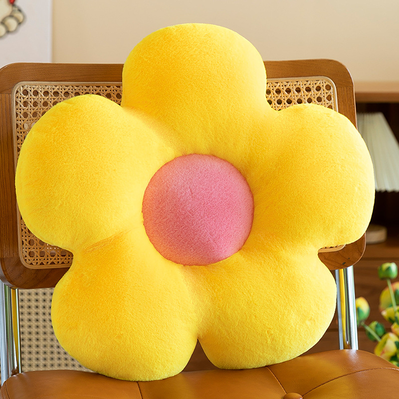 Népszerű virágpárna párna irodai párna ágyéki plüss játék nappali kanapé szirom százszorszép párna