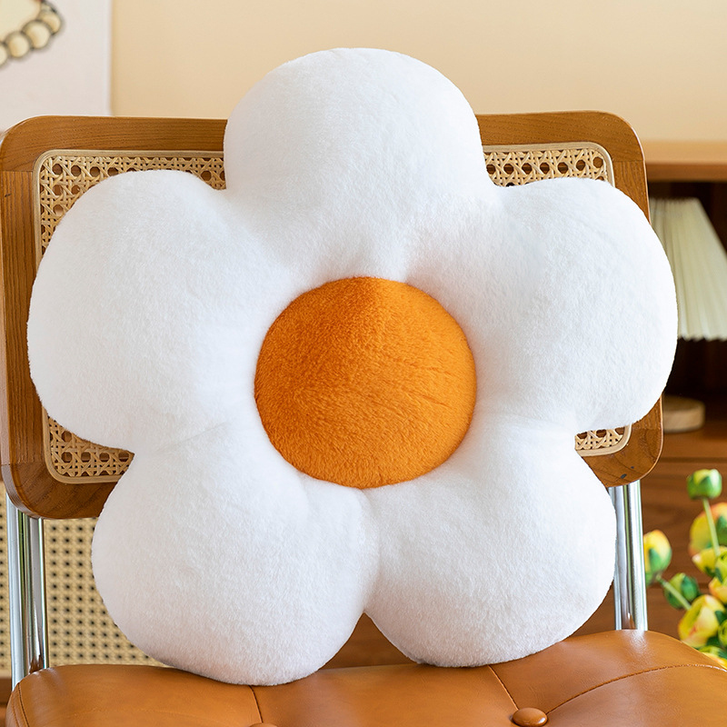 Népszerű virágpárna párna irodai párna ágyéki plüss játék nappali kanapé szirom százszorszép párna