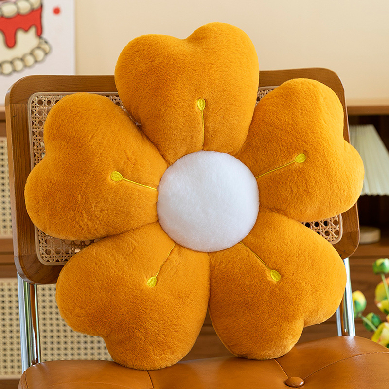 Népszerű virágpárna párna irodai párna ágyéki plüss játék nappali kanapé szirom százszorszép párna