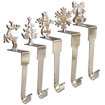 Νέο ηλεκτρονικό εμπόριο χριστουγεννιάτικο μενταγιόν σε σχήμα νιφάδας χιονιού, μεταλλικό γάντζο για τζάκι, 2023, σε απόθεμα