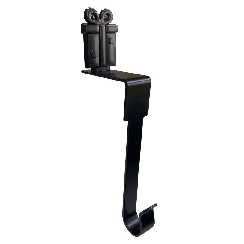 2023 Novi e-trgovina božićna kuka za kamin metalna kuka za čarape torba kuka u obliku pahuljice ukrasni privjesak na zalihi