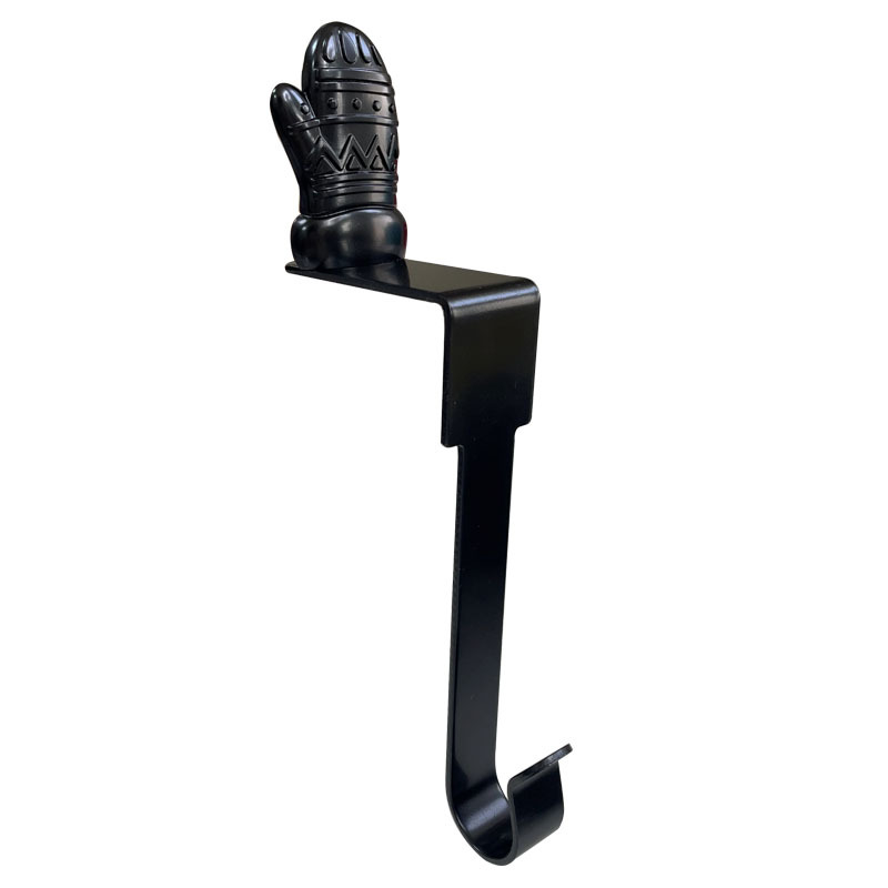 2023 Novi e-trgovina božićna kuka za kamin metalna kuka za čarape torba kuka u obliku pahuljice ukrasni privjesak na zalihi