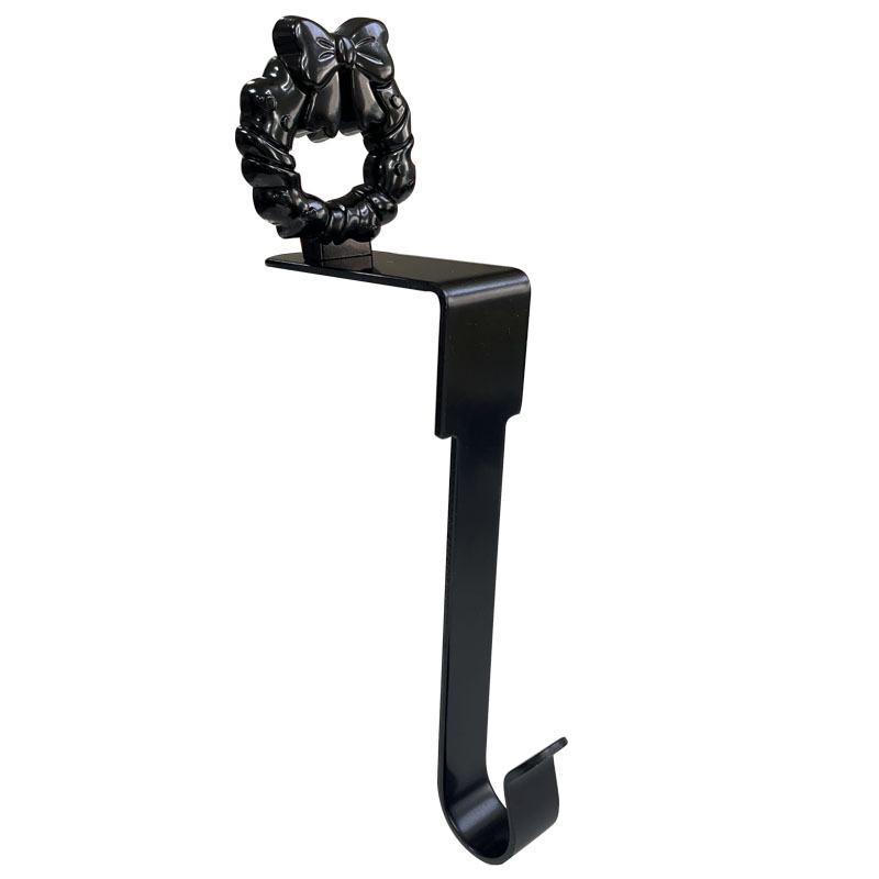 2023 Novi e-trgovina božićna kuka za kamin metalna kuka za čarape torba kuka u obliku pahuljice ukrasni privjesak na zalihi