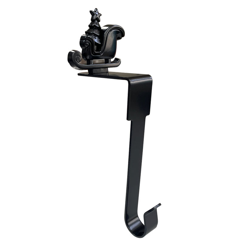 2023 Novi e-trgovina božićna kuka za kamin metalna kuka za čarape torba kuka u obliku pahuljice ukrasni privjesak na zalihi