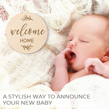 Двустранна лунна карта, записваща месечни бебешки дървени стърготини, дървени реквизити за етапи, стенна декорация, записваща растежа на бебето