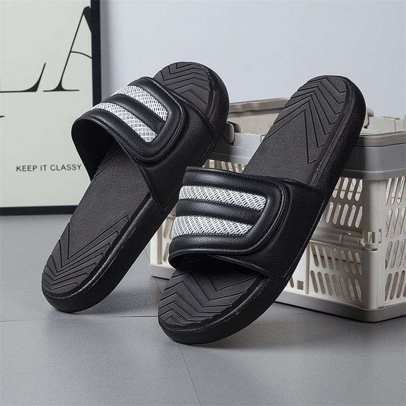 Sandale noi la modă cu velcro, super moi, la modă, pentru bărbați, papuci sport de vară, casual, ușori, pentru exterior, de zi cu zi