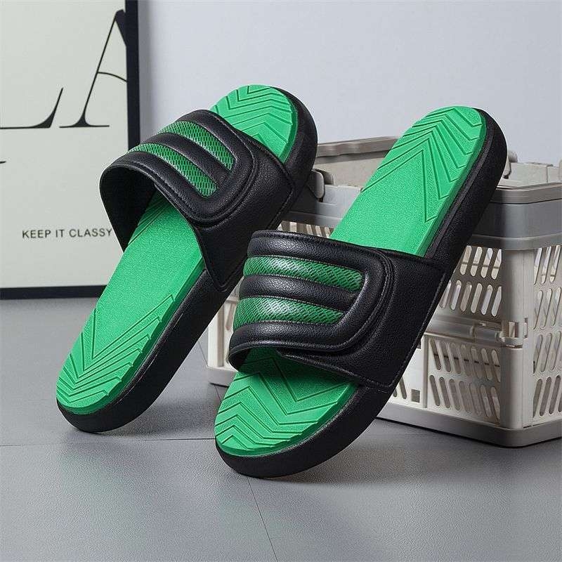 Sandale noi la modă cu velcro, super moi, la modă, pentru bărbați, papuci sport de vară, casual, ușori, pentru exterior, de zi cu zi