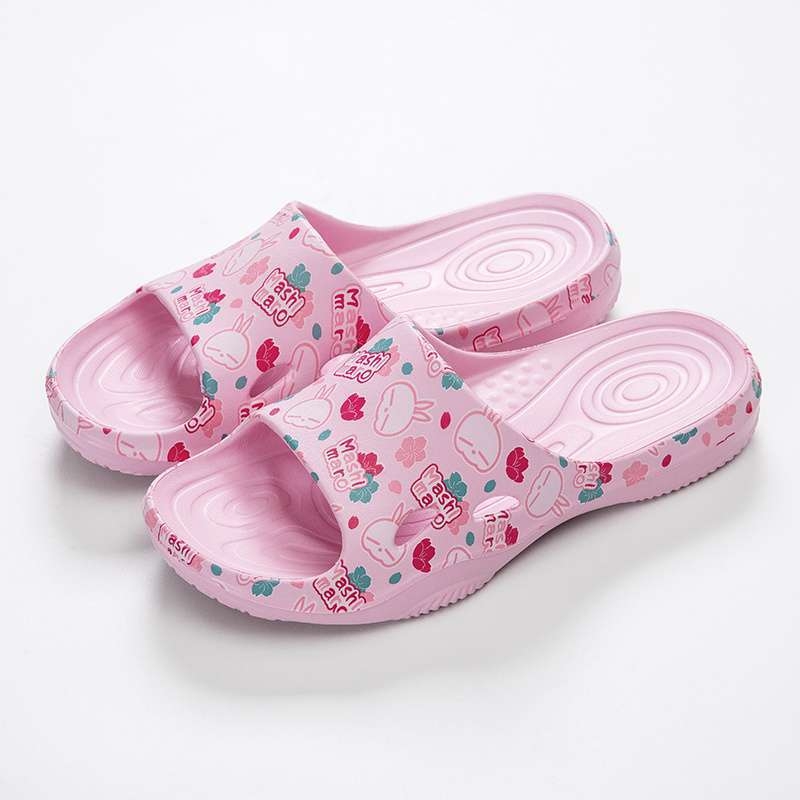 Rascal Rabbit uued koomiksiga naiste suvised sise- ja kodukingad, stiilsed, tüdrukute südamekujulised, vannitoas libisemiskindlad sandaalid