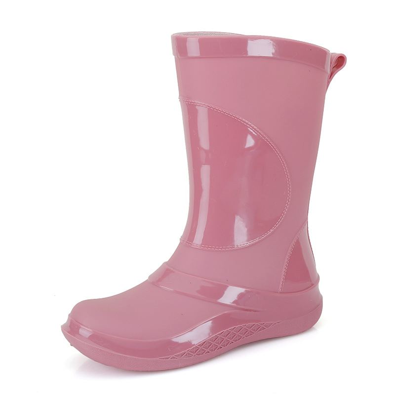 Madingi guminiai batai Moteriški suaugusiųjų iki blauzdos vidurio 2023 m. nauji neslystantys guminiai batai lauko batai jūra vairavimo batai automobilių plovimas vandeniui atsparūs guminiai batai