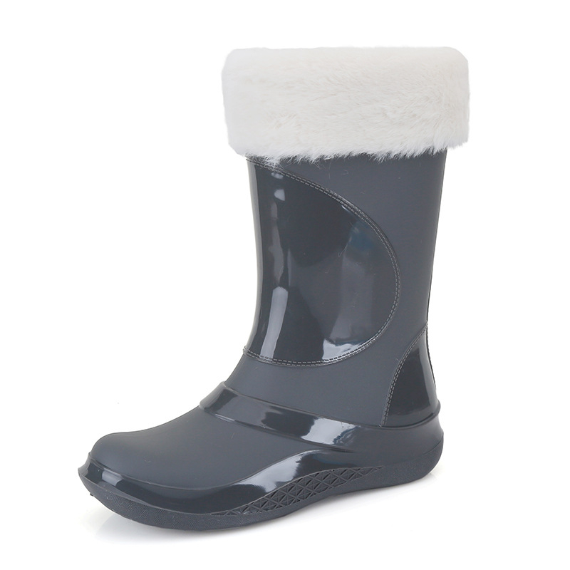 Madingi guminiai batai Moteriški suaugusiųjų iki blauzdos vidurio 2023 m. nauji neslystantys guminiai batai lauko batai jūra vairavimo batai automobilių plovimas vandeniui atsparūs guminiai batai