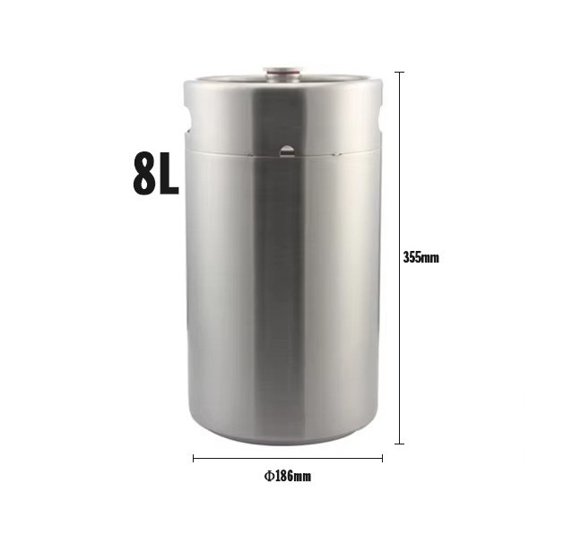304 nerūdijančio plieno 2 l / 3,6 l / 5 l / 10 l mini alaus statinė, baltojo vyno statinė, naminio alaus indas, alkoholio indas