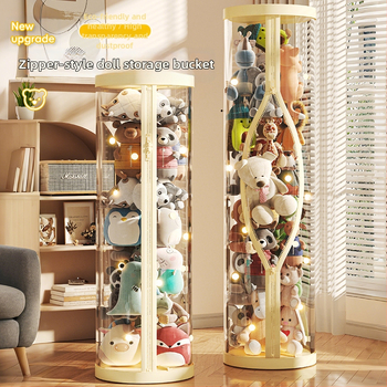 Didelės talpos kibirėlis-lėlė, pliušinis žaislas, užtrauktukas-lėlė, permatoma buitinė technika, didelės vertės artefaktas