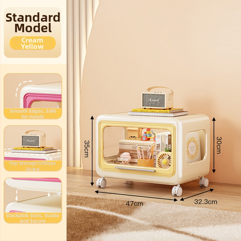 Majapidamises kasutatavate koomiksitega laste mänguasjade hoiukapi kapp, raamatute hoiuriiul, suure mahutavusega plastist multifunktsionaalne hoiukapp