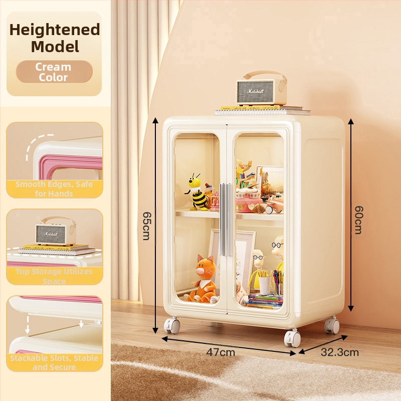 Majapidamises kasutatavate koomiksitega laste mänguasjade hoiukapi kapp, raamatute hoiuriiul, suure mahutavusega plastist multifunktsionaalne hoiukapp