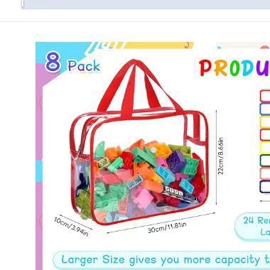 Персонализирана чанта за детски играчки на плажа, козметична чанта за пътуване, преносима и лека преграда с цип за съхранение при пътуване за бизнес пътуване