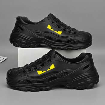 Prekogranične ljetne klompe s mekim potplatom, lagane cipele za roditelje i djecu, ležerne cipele za plažu, sandale s osjećajem kake, muške cipele s debelim potplatom