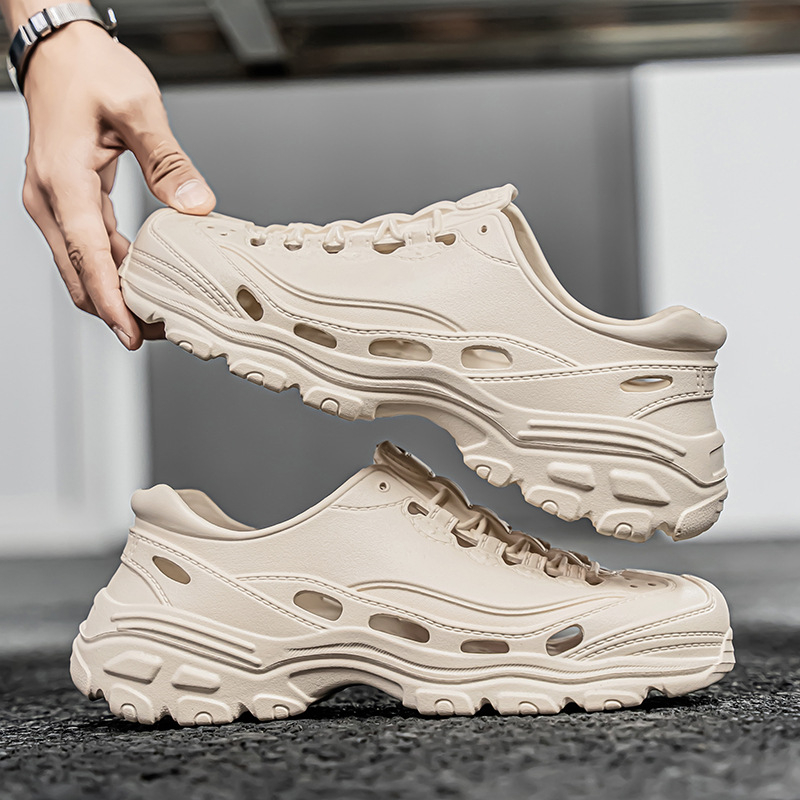 Prekogranične ljetne klompe s mekim potplatom, lagane cipele za roditelje i djecu, ležerne cipele za plažu, sandale s osjećajem kake, muške cipele s debelim potplatom