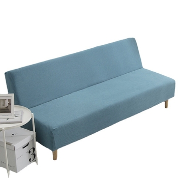 Универсален калъф за диван с пълно покритие, прост сгъваем, еластичен калъф за диван без подлакътници, плат, всичко включено