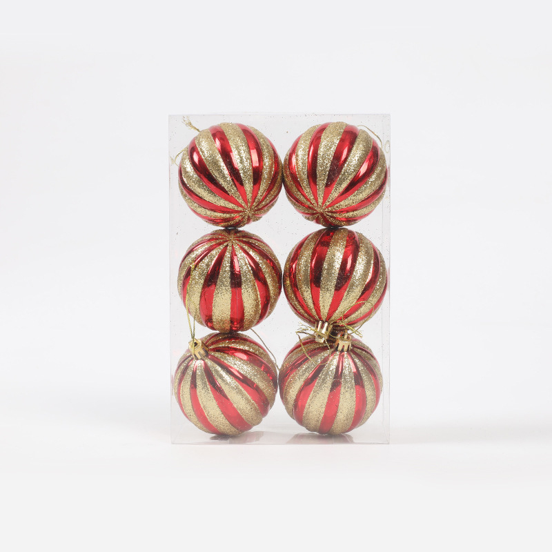 [Išskirtinė kruopščiai atrinkta] Šventinės dekoracijos Kalėdiniai kamuoliukai Kalėdų eglutės pakabukai Dovanų dėžutė Žolės šilko skaidrūs dažyti kamuoliukai