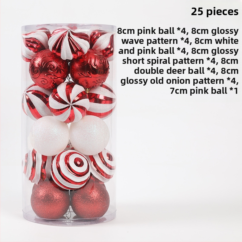 [Išskirtinė kruopščiai atrinkta] Šventinės dekoracijos Kalėdiniai kamuoliukai Kalėdų eglutės pakabukai Dovanų dėžutė Žolės šilko skaidrūs dažyti kamuoliukai