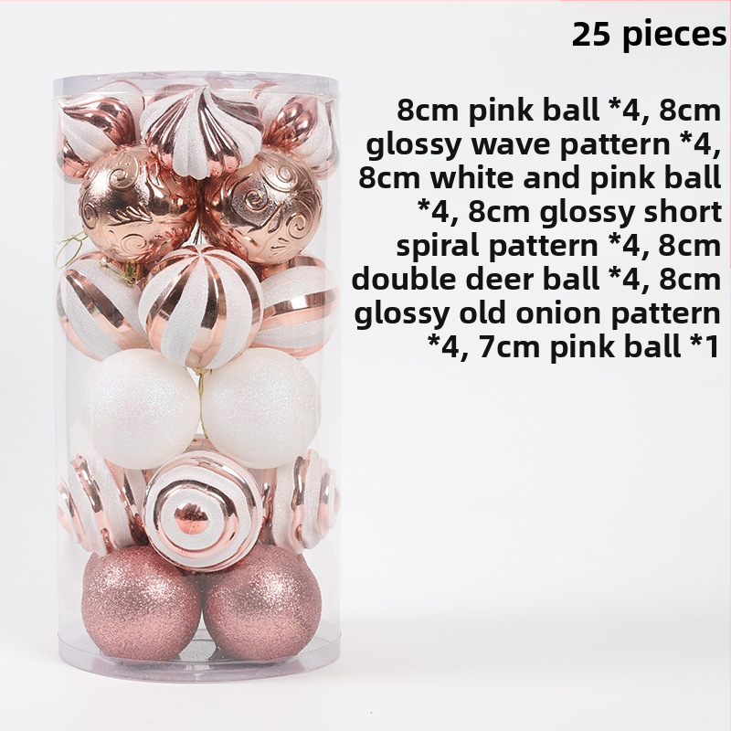 [Išskirtinė kruopščiai atrinkta] Šventinės dekoracijos Kalėdiniai kamuoliukai Kalėdų eglutės pakabukai Dovanų dėžutė Žolės šilko skaidrūs dažyti kamuoliukai