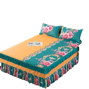 Lova Neslystantis sustorintas lovos sijonas Lovos užvalkalas Vientisas korėjietiško stiliaus šlifuojamas lovos užvalkalas Lovos paklodė „Simmons“ lovos užvalkalas Apsauginis lovos sijono užvalkalas