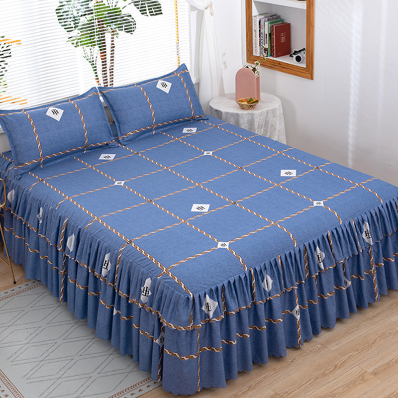 Lova Neslystantis sustorintas lovos sijonas Lovos užvalkalas Vientisas korėjietiško stiliaus šlifuojamas lovos užvalkalas Lovos paklodė „Simmons“ lovos užvalkalas Apsauginis lovos sijono užvalkalas