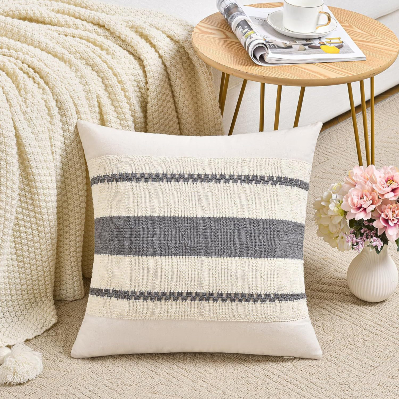 Boheemlaslik padi, piiriülene Ameerika padjapüür, roheline pehme talumaja stiilis dekoratiivne diivanipadjapüür, diivanipadi