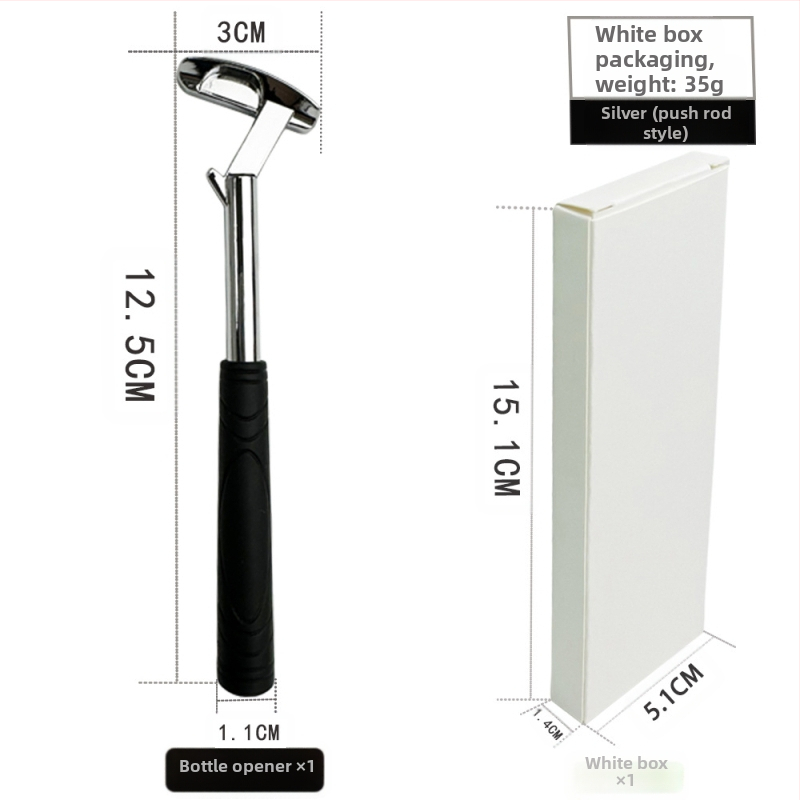 Tiesioginio gamyklinio pardavimo cinko lydinio golfo geležies formos kūrybinis alaus butelių atidarytuvas metalinis butelių atidarytuvas su kryžminiu kraštu yra sandėlyje