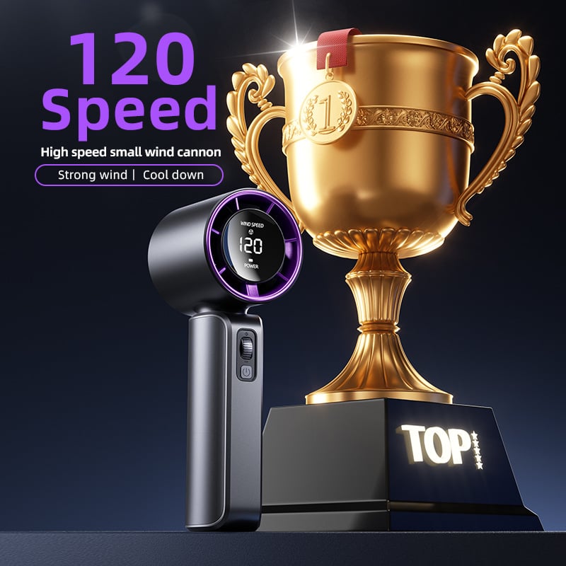 „Turbo 120“ didelės spartos lauko nešiojamas mažas įkraunamas „Hurricane“ mini USB nešiojamas ventiliatorius, naujas tarpvalstybinė didmeninė prekyba