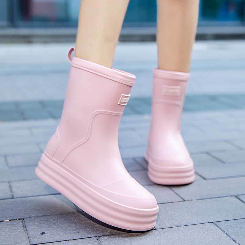 Nauji japoniški moteriški storapadiai vidutinio ir ilgo vamzdelio vandens batai, skirti visiems metų laikams, darbo batai, skirti automobiliams plovimui, vandeniui, neslystantys, vidaus ir lauko guminiai batai