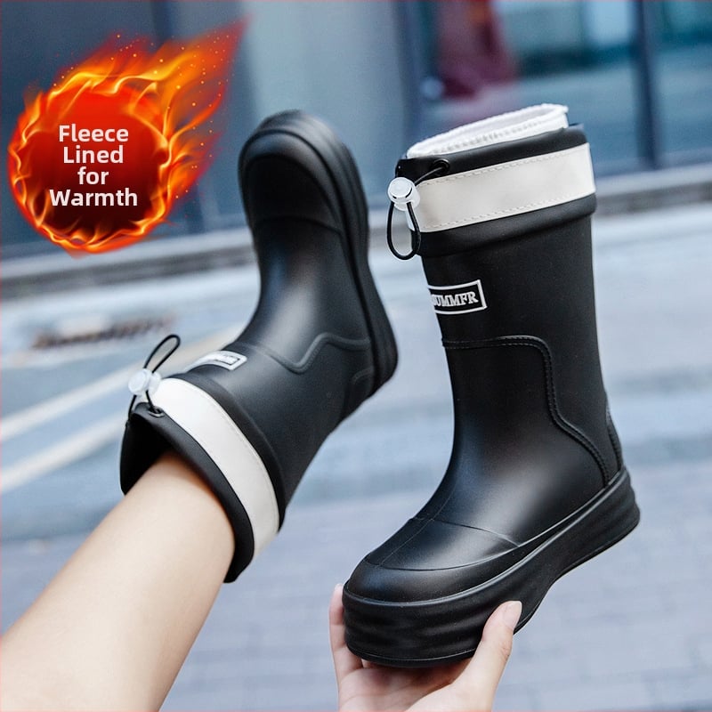 Nauji japoniški moteriški storapadiai vidutinio ir ilgo vamzdelio vandens batai, skirti visiems metų laikams, darbo batai, skirti automobiliams plovimui, vandeniui, neslystantys, vidaus ir lauko guminiai batai