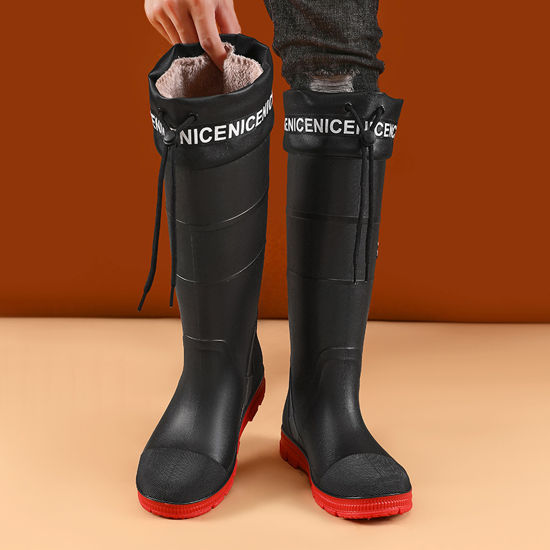 Meeste kummist saapad, kõrge toruga, veekindlad, libisemiskindlad, kummist kingad, kalastuskingad torus, kulumiskindlad, pika toruga, hulgimüük