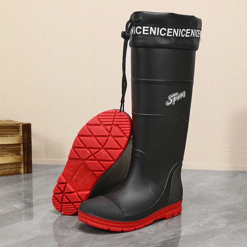 Meeste kummist saapad, kõrge toruga, veekindlad, libisemiskindlad, kummist kingad, kalastuskingad torus, kulumiskindlad, pika toruga, hulgimüük