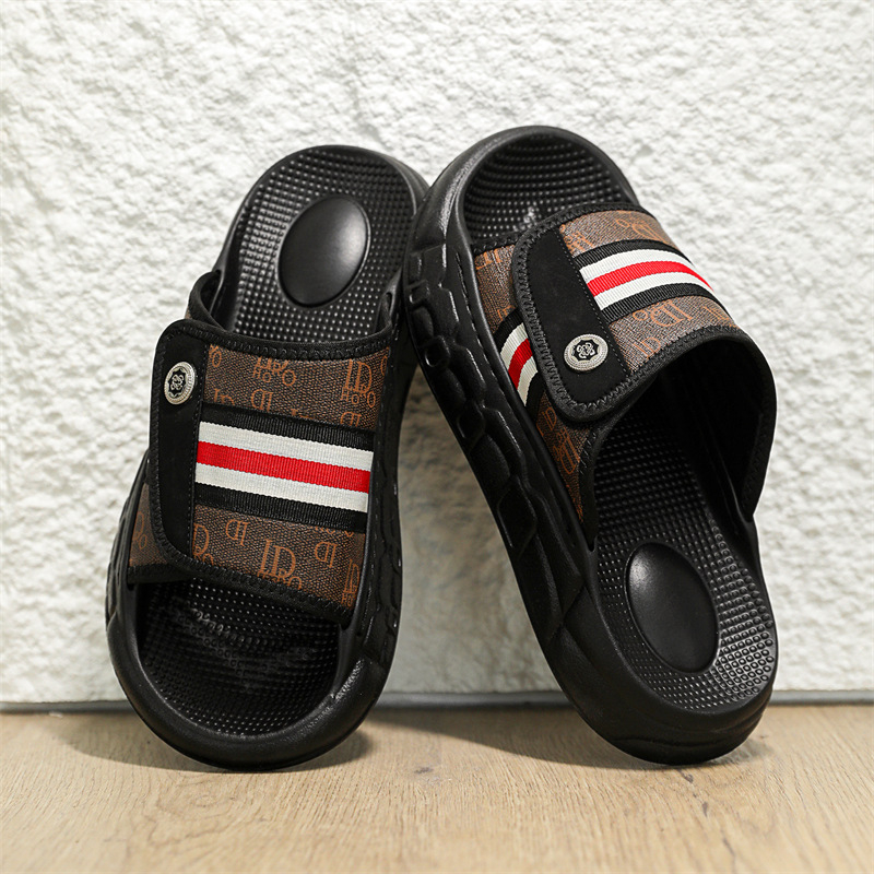 Meeste sussid, libisemiskindlad, takjapaelaga reguleeritavad vabaaja sussid, pehme põhjaga, sõnnikutunnetusega, õuespordisandaalid