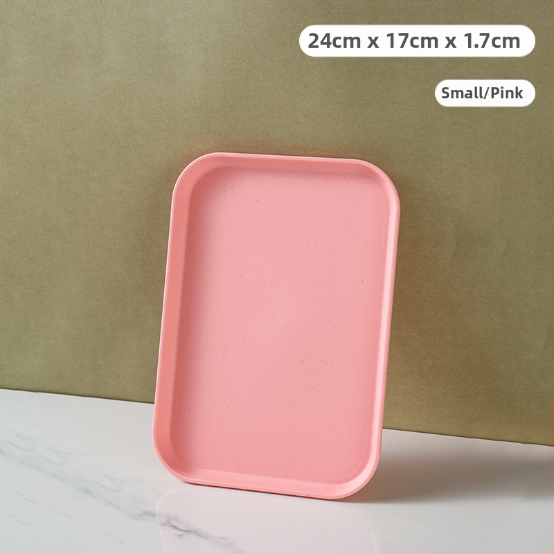 Kerge luksuslik plastkandik käepidemega, kahe kõrvaga kõrgekvaliteediline majapidamistee kandik, õhtusöögikandik, ärirestorani paksendatud suur kandik