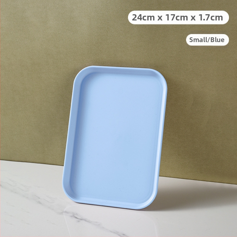 Kerge luksuslik plastkandik käepidemega, kahe kõrvaga kõrgekvaliteediline majapidamistee kandik, õhtusöögikandik, ärirestorani paksendatud suur kandik