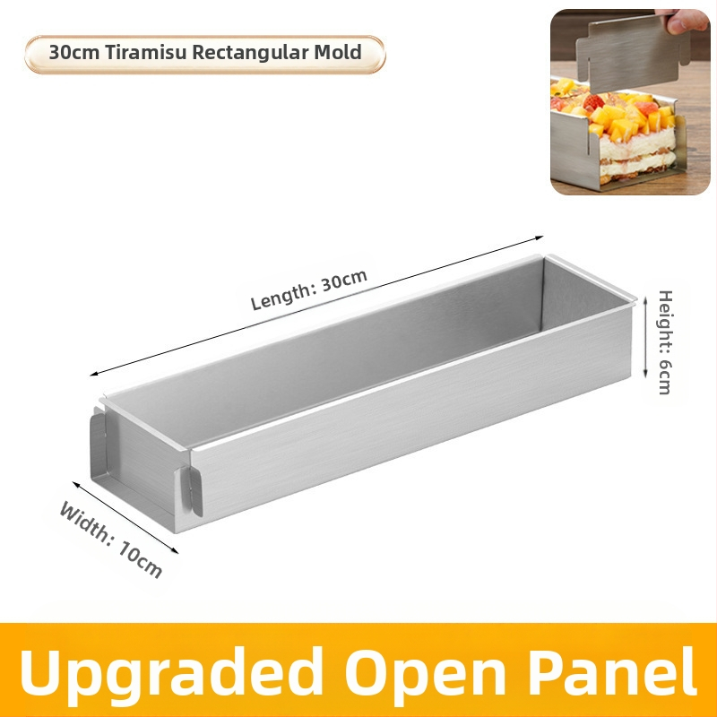 Tiramisu karpide valmistamise konteiner roostevabast terasest koogimaitseainevormide valmistamise jääpulbrikarp tasuta saatmisega