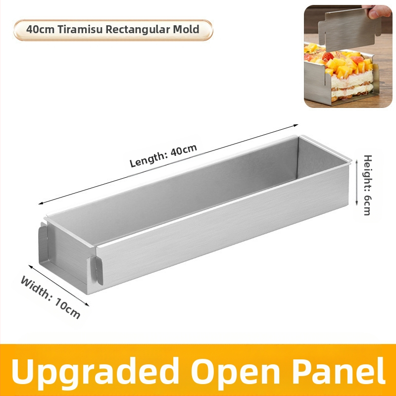 Tiramisu karpide valmistamise konteiner roostevabast terasest koogimaitseainevormide valmistamise jääpulbrikarp tasuta saatmisega
