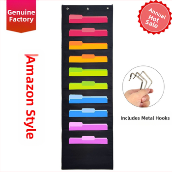 Torba za vješanje knjiga i časopisa od 10 slojeva Oxford tkanine za vrata, 10 slojeva, za pohranu dokumenata, uredske mape.