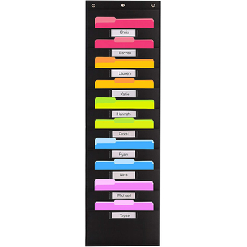 Spot 10 στρώσεων υφασμάτινη τσάντα Oxford για πόρτες, βιβλία και περιοδικά, 10 στρώσεων κρεμαστή τσάντα αποθήκευσης αρχείων, τσάντα αποθήκευσης φακέλων γραφείου