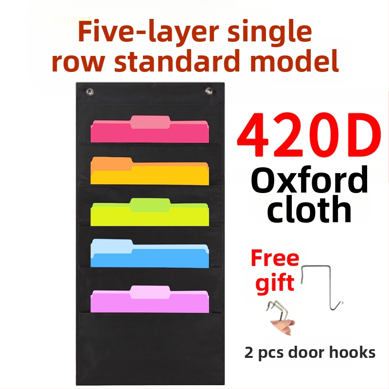 Torba za vješanje knjiga i časopisa od 10 slojeva Oxford tkanine za vrata, 10 slojeva, za pohranu dokumenata, uredske mape.