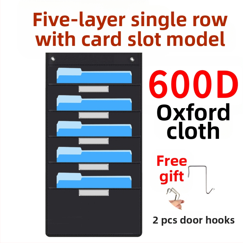 Torba za vješanje knjiga i časopisa od 10 slojeva Oxford tkanine za vrata, 10 slojeva, za pohranu dokumenata, uredske mape.